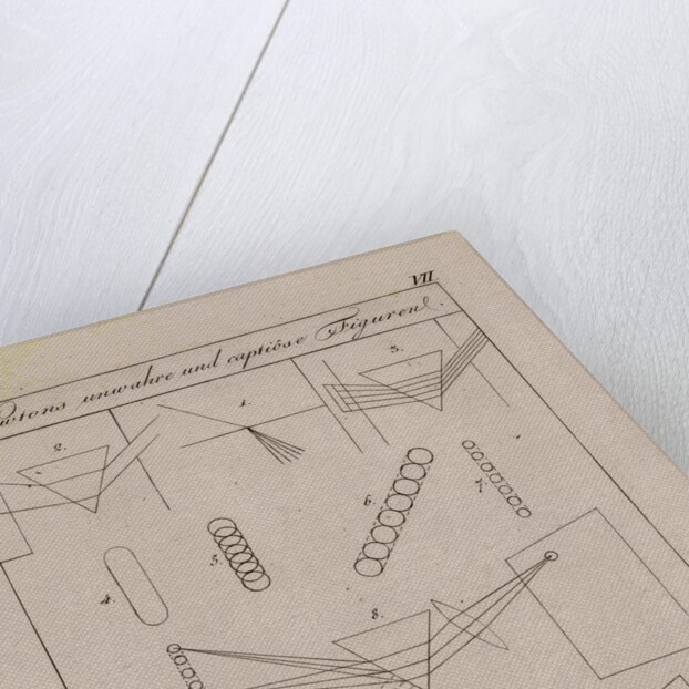 Optical diagrams by Johann Wolfgang von Goethe