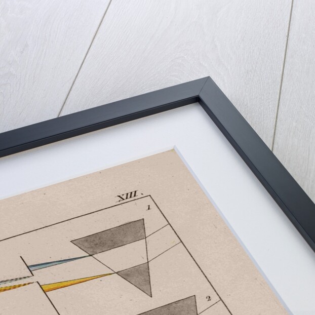 Optical diagrams by Johann Wolfgang von Goethe