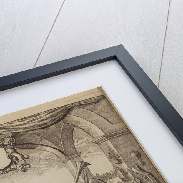 Frontispiece to Thomas Sprat's 'The History of the Royal Society' by Wenceslaus Hollar