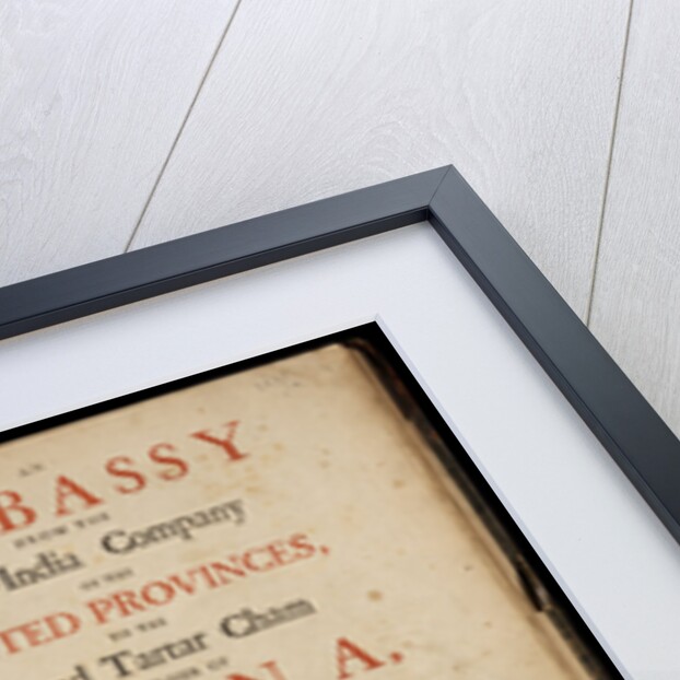 Title page to Nieuhoff's 'An embassy from the East-India Company' by Wenceslaus Hollar