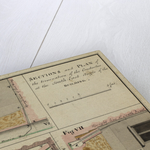Sections and plan of the termination of the ConductorÃ  [of Heckingham Workhouse, Norfolk] by Anonymous