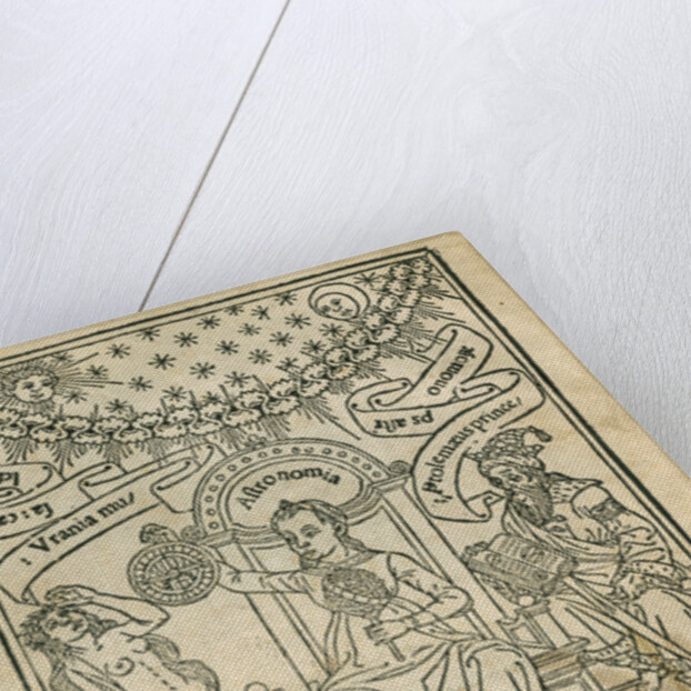 Depiction of Urania, Astronomia and Ptolemy by Anonymous