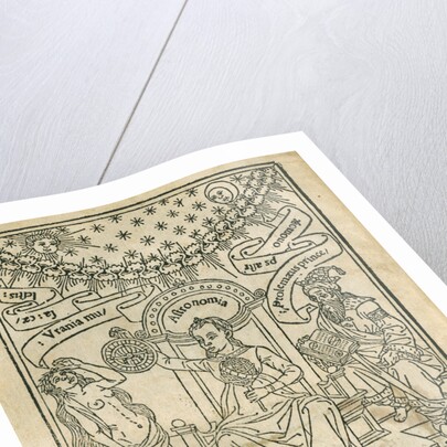 Depiction of Urania, Astronomia and Ptolemy by Anonymous