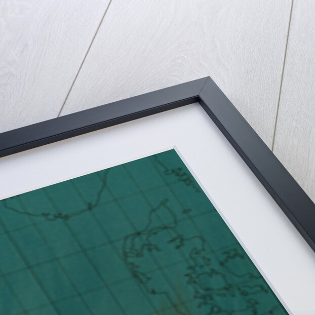 Map showing polar air current by Martin & Hood
