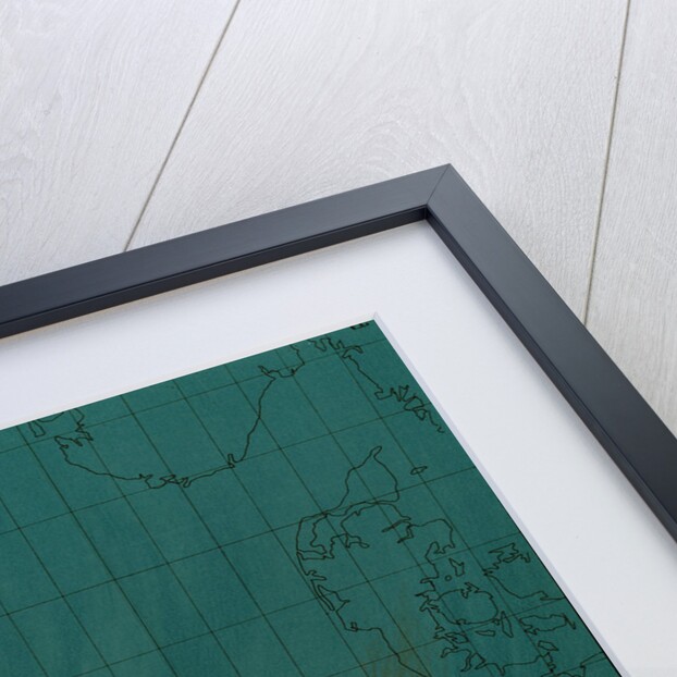 Map showing polar air current by Martin & Hood