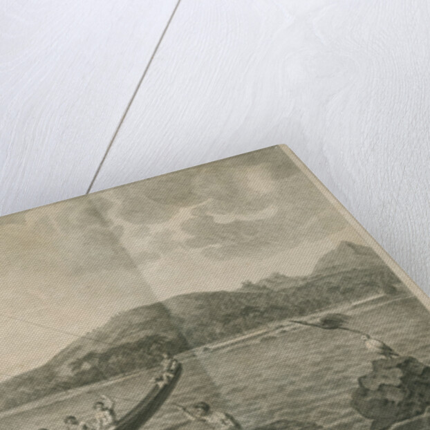 Fishing scene, Tahiti by Edward Rooker