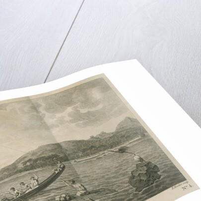 Fishing scene, Tahiti by Edward Rooker