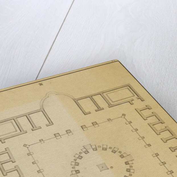 Plan of the Temple of Serapis at Pozzuoli by James Mynde