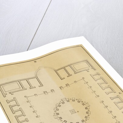 Plan of the Temple of Serapis at Pozzuoli by James Mynde
