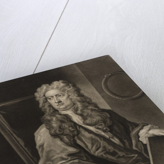 Portrait of Isaac Newton (1642-1727) by John Faber the Younger