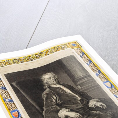 Portrait of Isaac Newton (1642-1727) by George Vertue