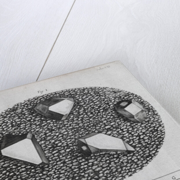 Microscopic views of crystals by Robert Hooke