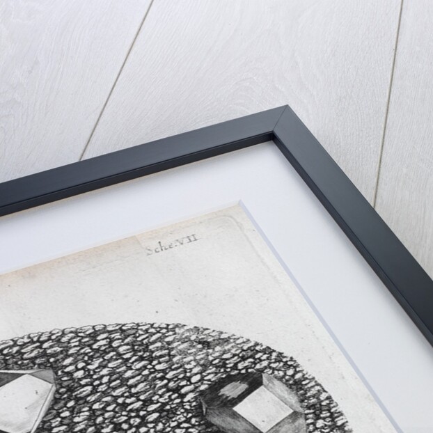 Microscopic views of crystals by Robert Hooke