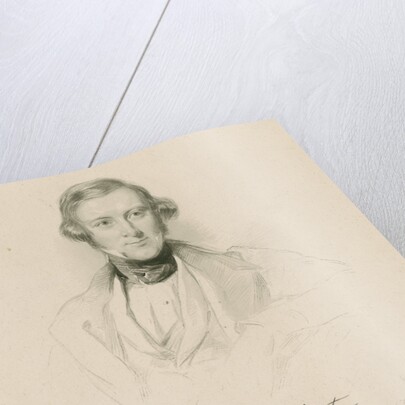 Portrait of Philip de Malpas Grey Egerton (1806-1881) by Frederick Christian Lewis I