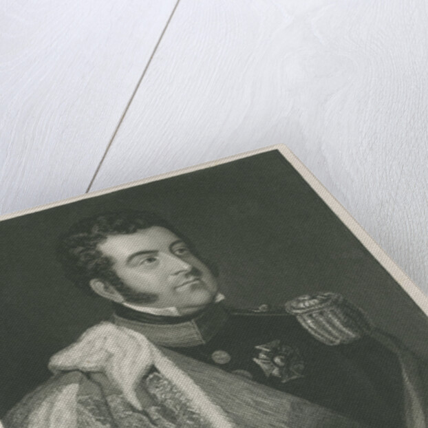 Portrait of George Augustus Frederick FitzClarence, 1st Earl of Munster (1794-1842) by W H Cook