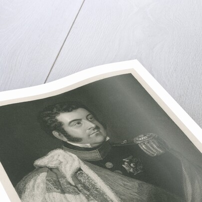 Portrait of George Augustus Frederick FitzClarence, 1st Earl of Munster (1794-1842) by W H Cook
