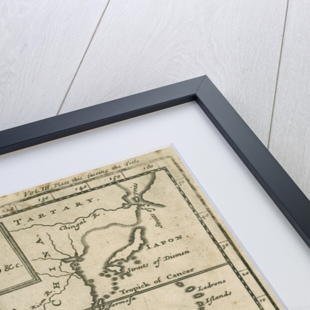 Map of William Dampier's voyage to Australia, 1699 by Anonymous