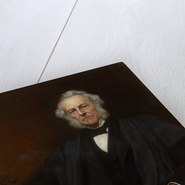 Portrait of George Stokes (1819-1903) by Hubert von Herkomer