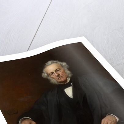 Portrait of George Stokes (1819-1903) by Hubert von Herkomer