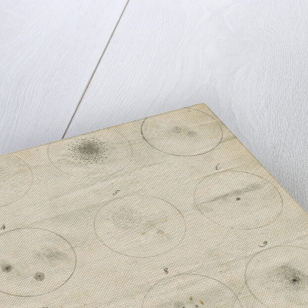 Nebulae observed through a 20-foot focal length reflecting telescope by William Herschel