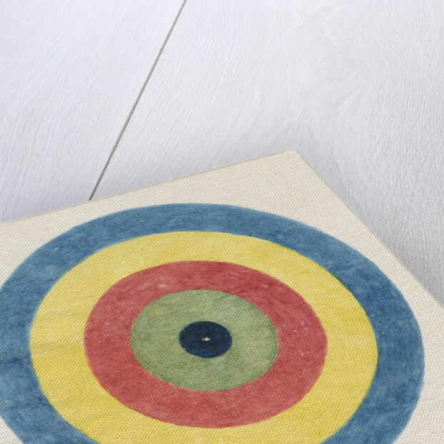 Roundel for use in optical experiments by Robert Waring Darwin