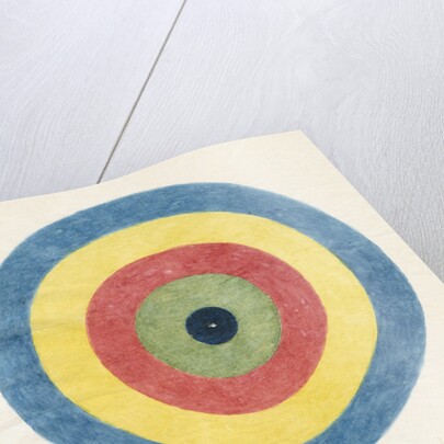 Roundel for use in optical experiments by Robert Waring Darwin