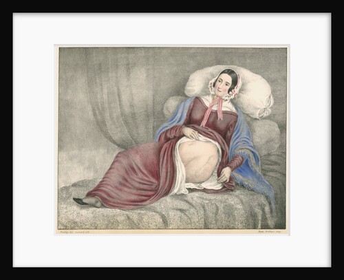 Portrait of Elizabeth Powis showing a leg amputation by Leonard