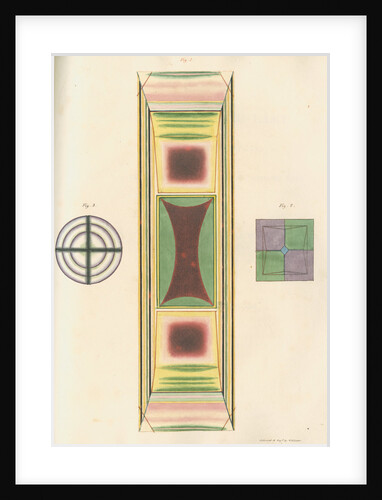 Apophyllite under polarized light by William Home Lizars