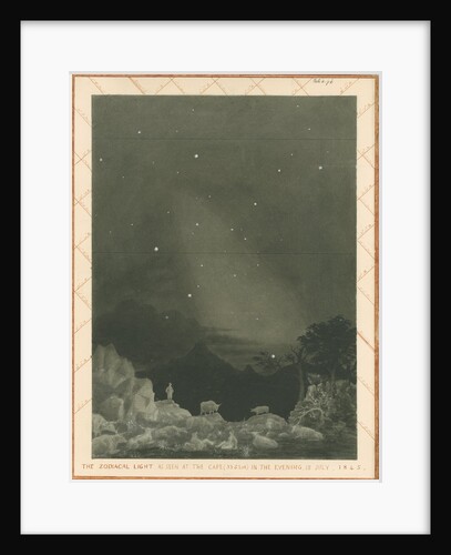 'The zodiacal light as seen at the Cape' by Charles Piazzi Smyth