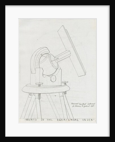 Instrument for observing zodiacal light by Charles Piazzi Smyth