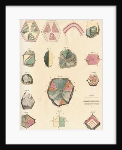 Amethyst under polarized light by William Home Lizars