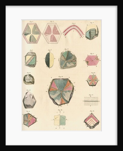 Amethyst under polarized light by William Home Lizars