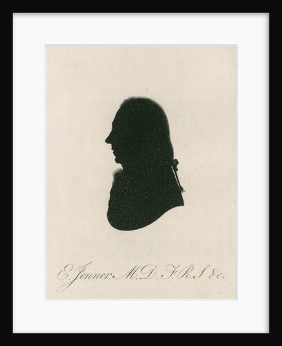 Portrait silhouette of Edward Jenner (1749-1823) by Anonymous