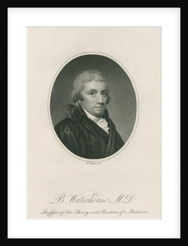 Portrait of Benjamin Waterhouse (1754-1846) by Richard Reeve