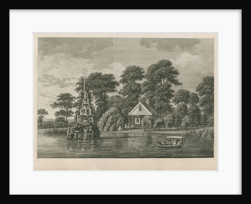 Pleasure garden at Grove Hill, Camberwell, in Surrey by Anonymous