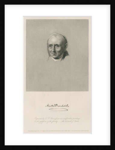 Portrait of Nathaniel Bowditch (1773-1838) by Anonymous