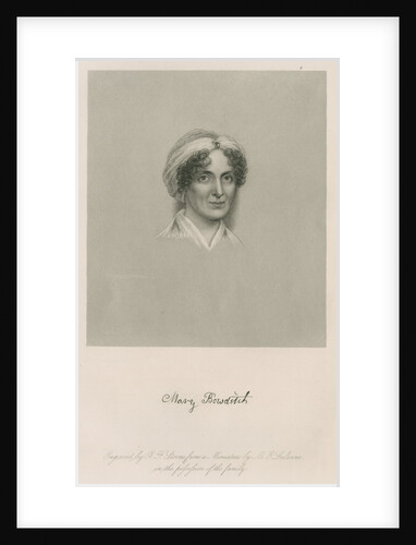 Portrait of Mary Bowditch (1781-1834) by G F Storm