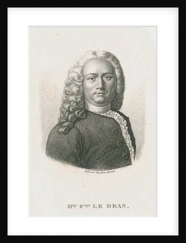 Portrait of Henri FranÃ¾ois Le Dran (1685-1770) by Ambroise Tardieu