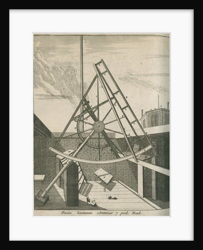 Equatorial sextant at the Royal Observatory, Greenwich by Francis Place