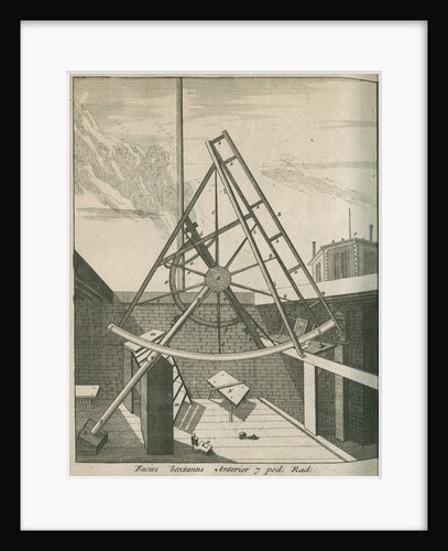 Equatorial sextant at the Royal Observatory, Greenwich by Francis Place
