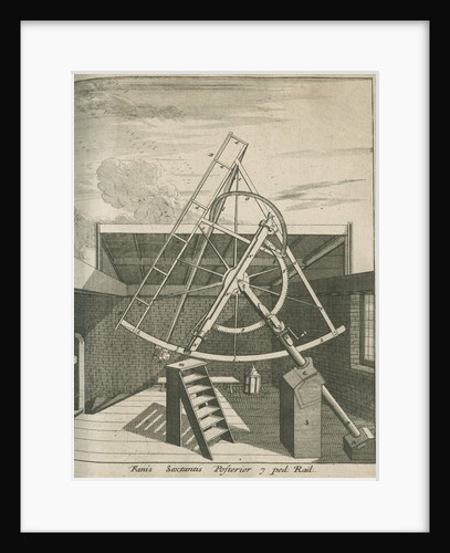 Equatorial sextant at the Royal Observatory, Greenwich by Francis Place