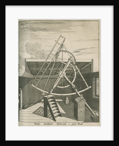 Equatorial sextant at the Royal Observatory, Greenwich by Francis Place