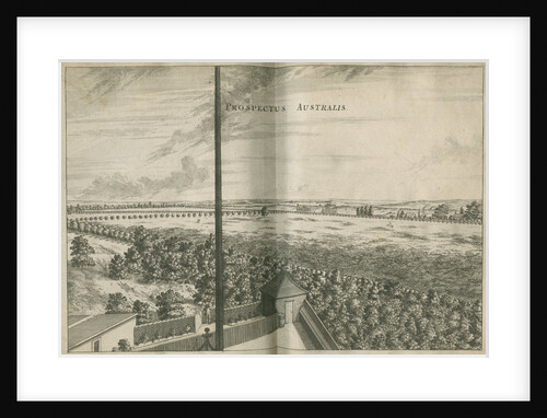 South view from the Royal Observatory, Greenwich by Francis Place