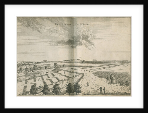 East view from the Royal Observatory, Greenwich by Francis Place