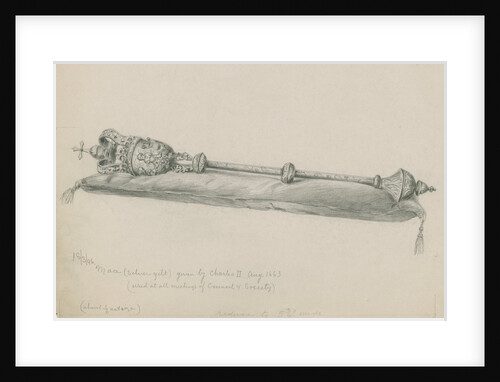 The Royal Society's mace by unknown