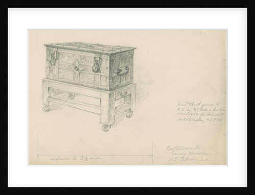 The Royal Society's iron chest by unknown
