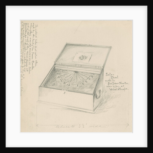 The Isaac Newton sundial by unknown