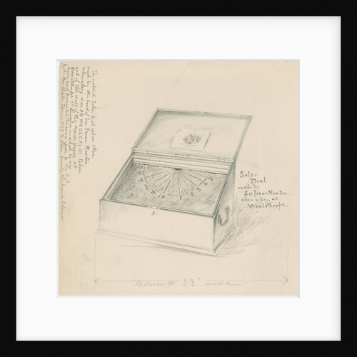 The Isaac Newton sundial by unknown