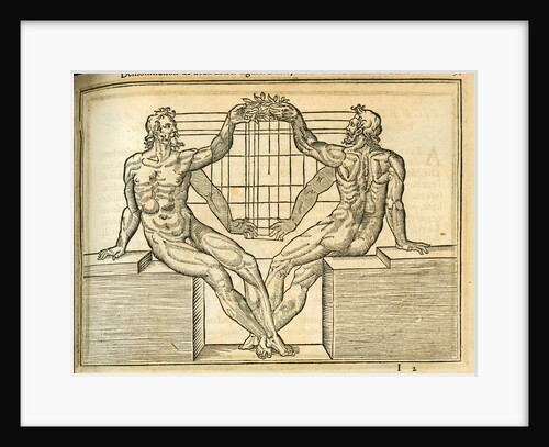 Reclining male figures by unknown