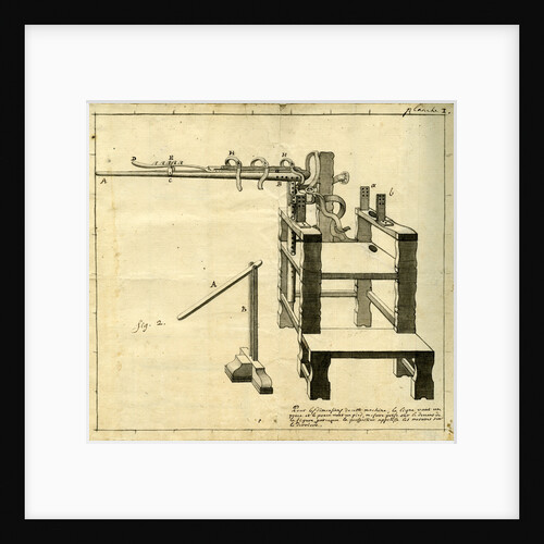 'Ambe of Hippocrates': contraption for repairing dislocated shoulder by Claude-Nicholas Le Cat